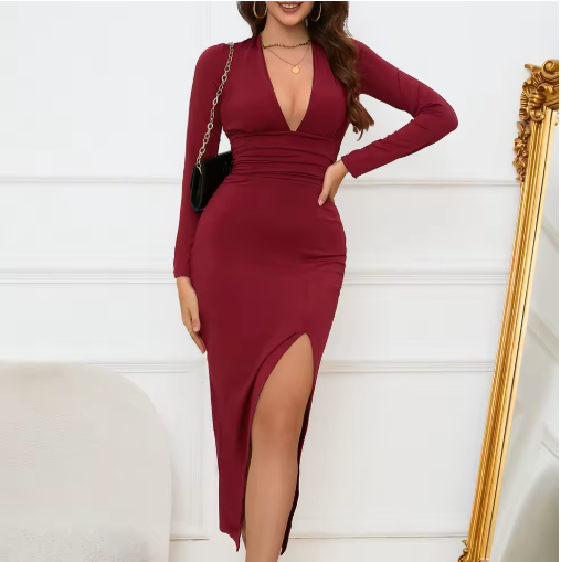 Sexy Women's Dress With Neckline